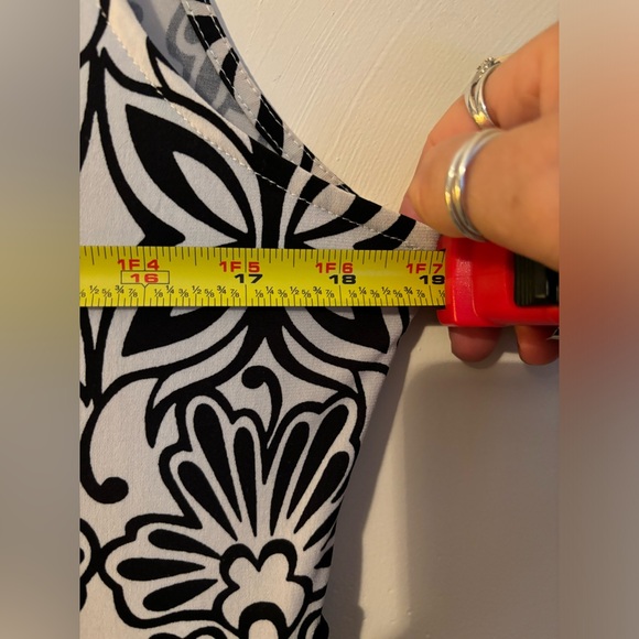 Apt. 9 sleeveless dress with empire waist. Sz L - Picture 4 of 7